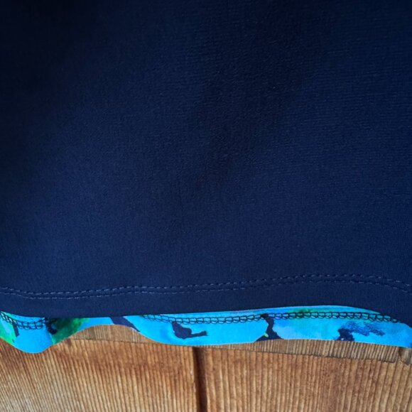 EUC Ralph Lauren Flora Sleeveless Drape Neckline Side Ruching Dress - Women's 16 - Picture 9 of 11